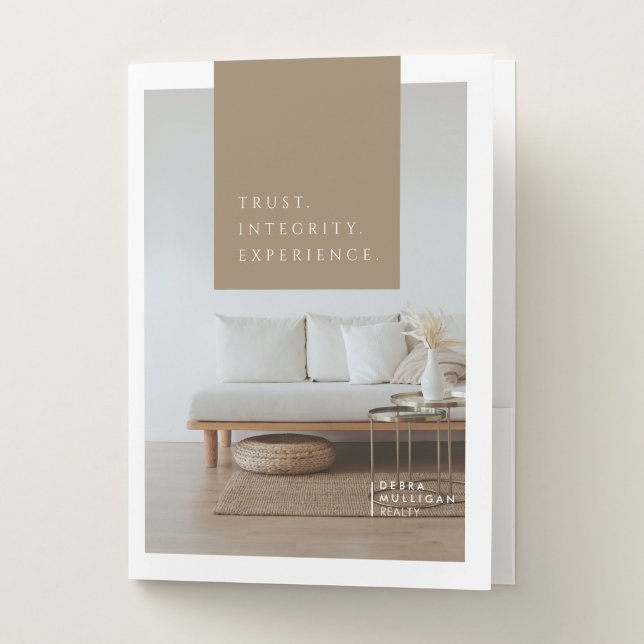 Real Estate Broker Presentation Pocket Folder (Front)