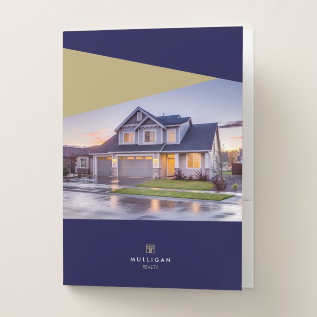 Real Estate Broker Presentation Pocket Folder (Front)