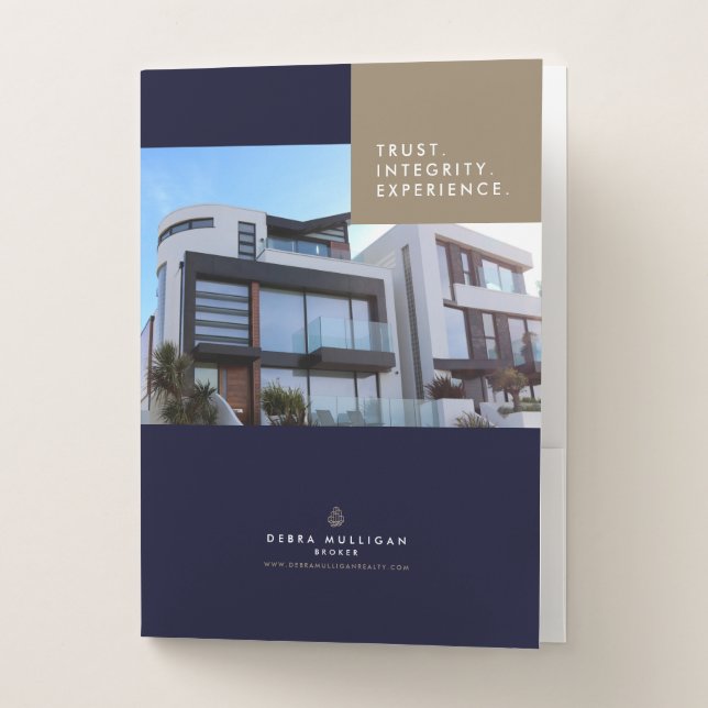 Real Estate Broker Presentation Pocket Folder (Front)
