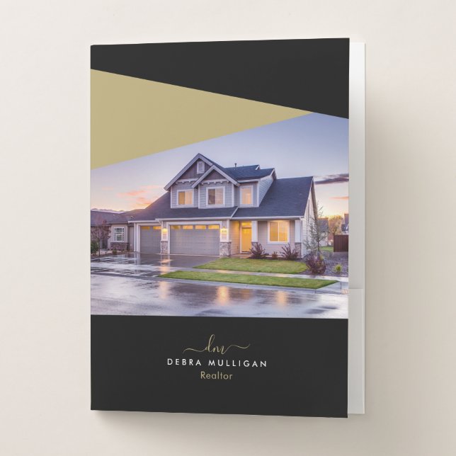 Real Estate Broker Presentation Pocket Folder (Front)