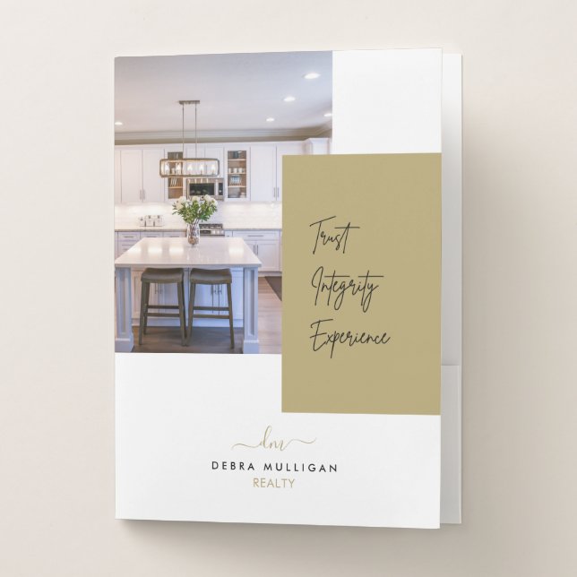 Real Estate Broker Presentation Pocket Folder (Front)