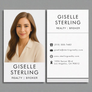 Real Estate Broker Professional Business Card