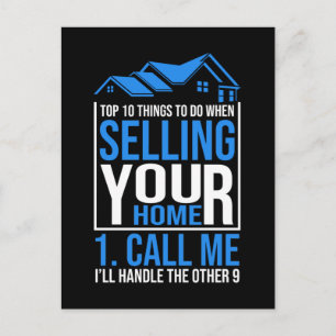 Real Estate Broker Property Real Estate Agent Postcard