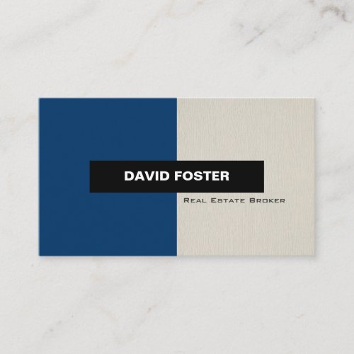 Real Estate Broker - Simple Elegant Stylish Business Card