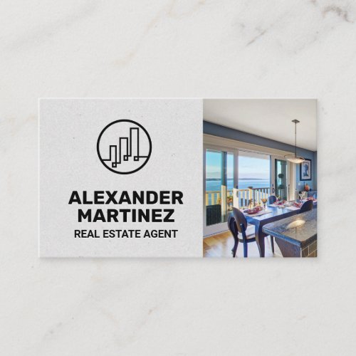 Real Estate Building  View of Balcony Business Card