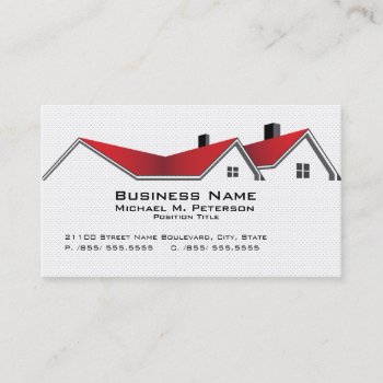 Real Estate Business Business Card by zlatkocro at Zazzle