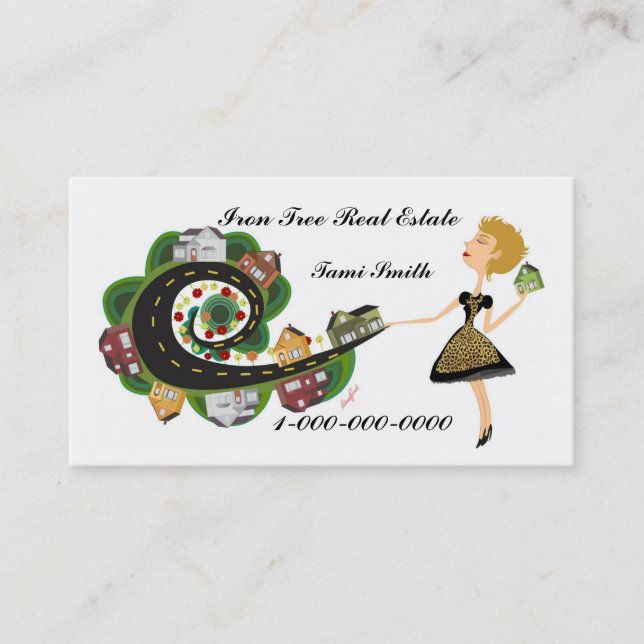 Real Estate Business Business Card (Front)