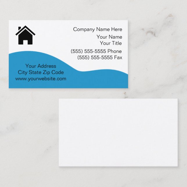 Real Estate Business Card (Front/Back)