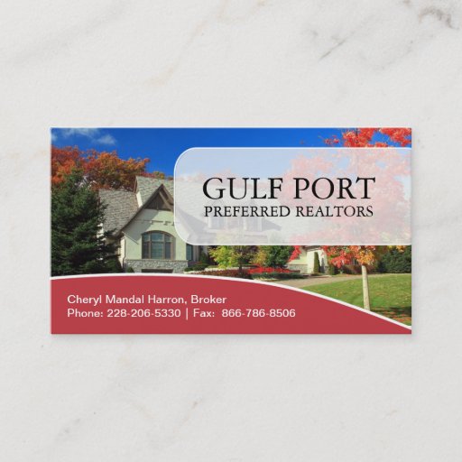 Customizable Real Estate Business Card