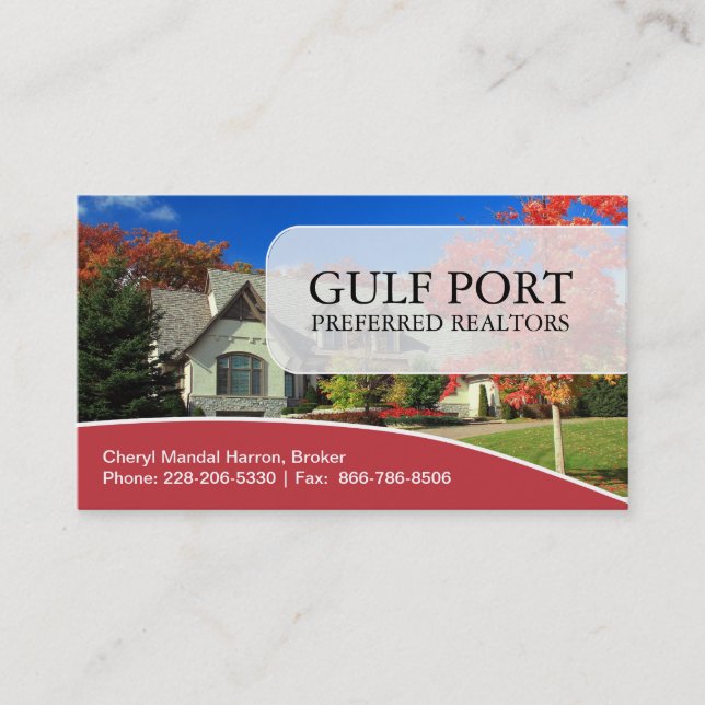 Real Estate Business Card (Front)