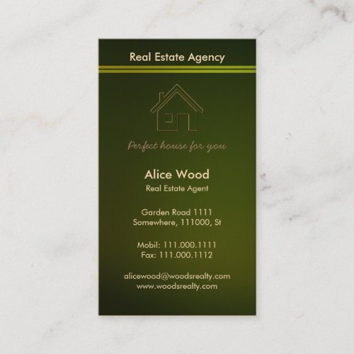 Real Estate Business Card