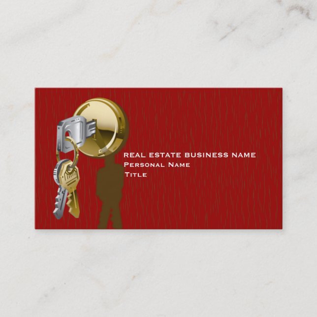 Real Estate Business Card (Front)