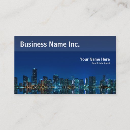 Customizable Real Estate Business Card
