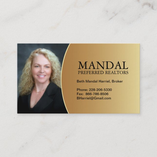 Real Estate Business Card (Front)