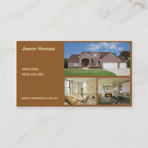 Customizable Real Estate Business Card