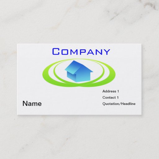 Customizable Real Estate Business Card