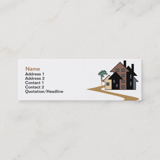 Customizable Real Estate Business Card