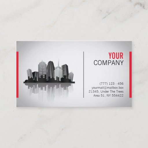 Customizable Real estate business card