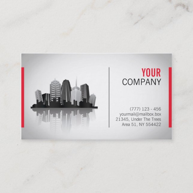 Real estate business card (Front)