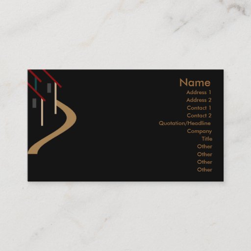 Customizable Real Estate Business Card