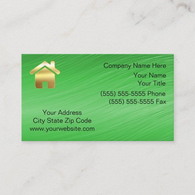 Real Estate Business Card (Front)