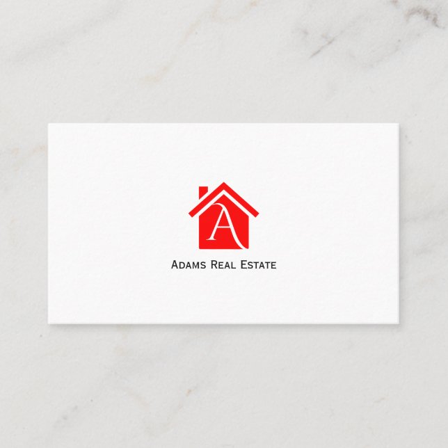 Real Estate Business Card (Front)
