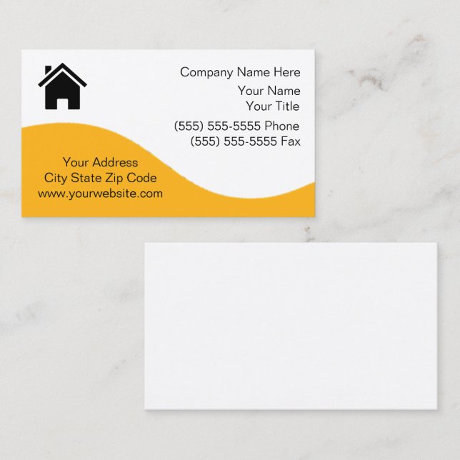 Real Estate Business Card (Front/Back)