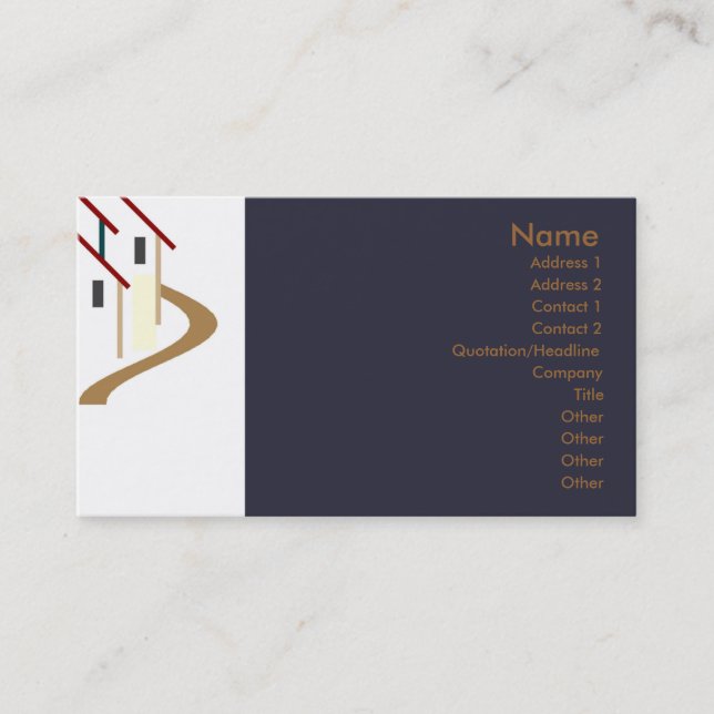 Real Estate Business Card (Front)