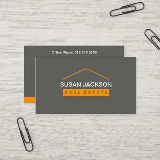 Customizable Real Estate Business Card