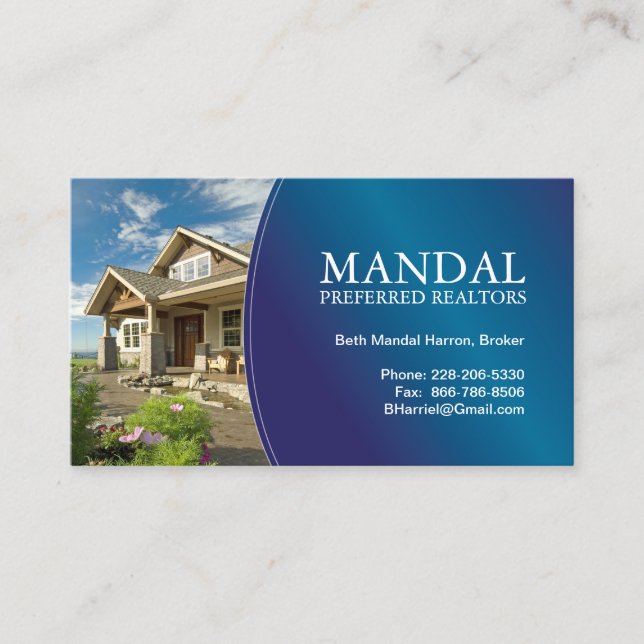 Real Estate Business Card (Front)