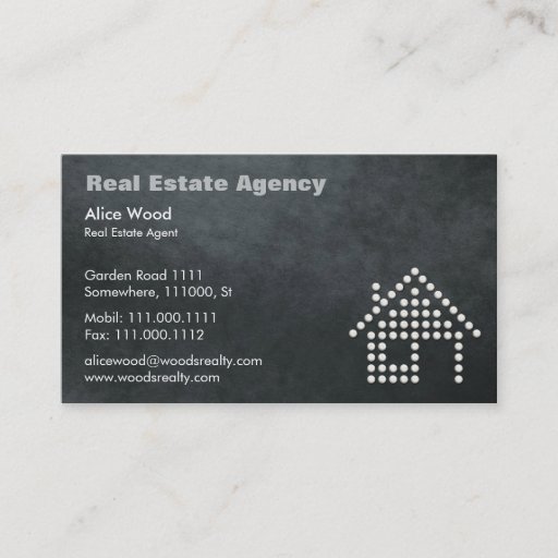 Customizable Real Estate Business Card