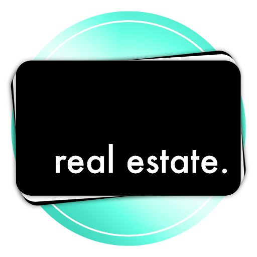 Customizable real estate. business card