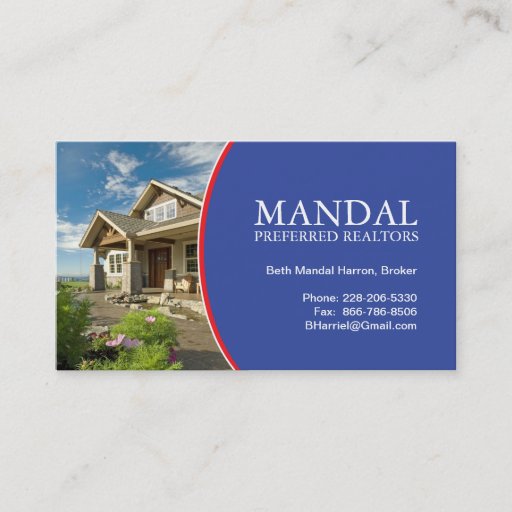 Customizable Real Estate Business Card