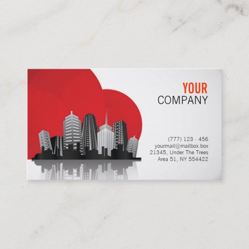 Customizable Real estate business card