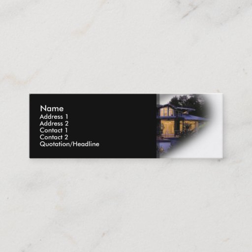 Customizable Real Estate Business Card