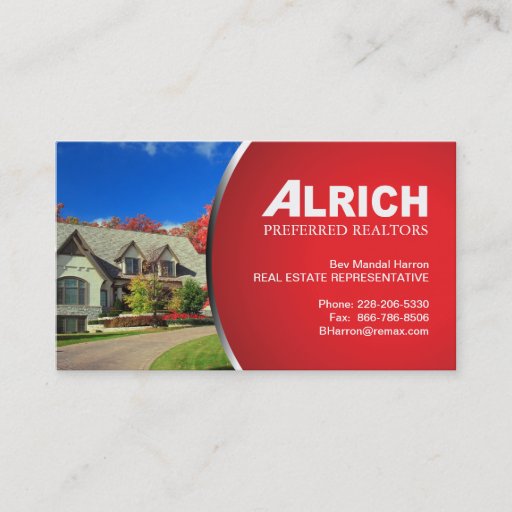 Customizable Real Estate Business Card