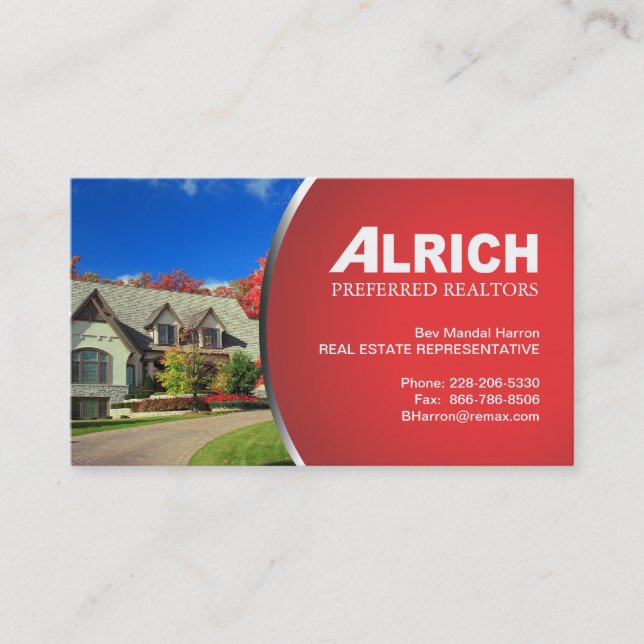 Real Estate Business Card (Front)