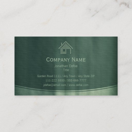 Customizable Real Estate Business Card