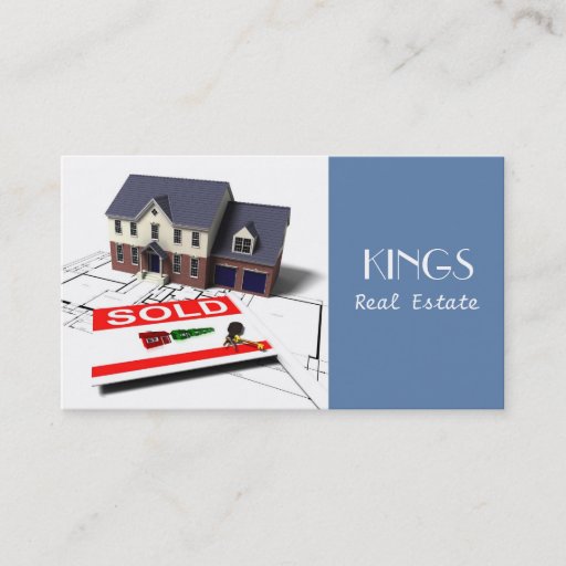 Customizable Real Estate Business Card