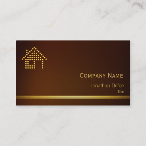 Customizable Real Estate Business Card
