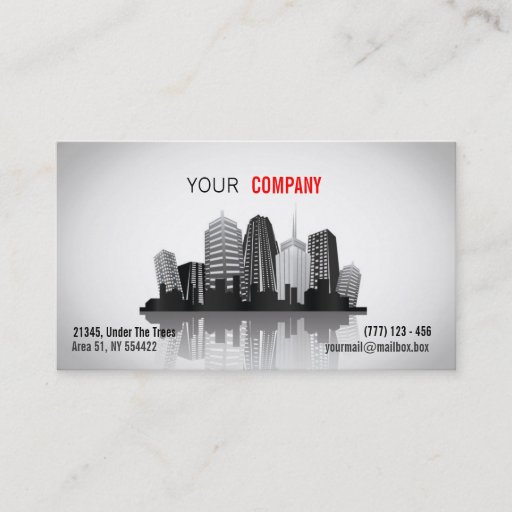 Customizable Real estate business card