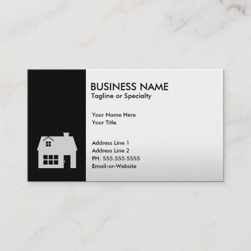 real estate business card