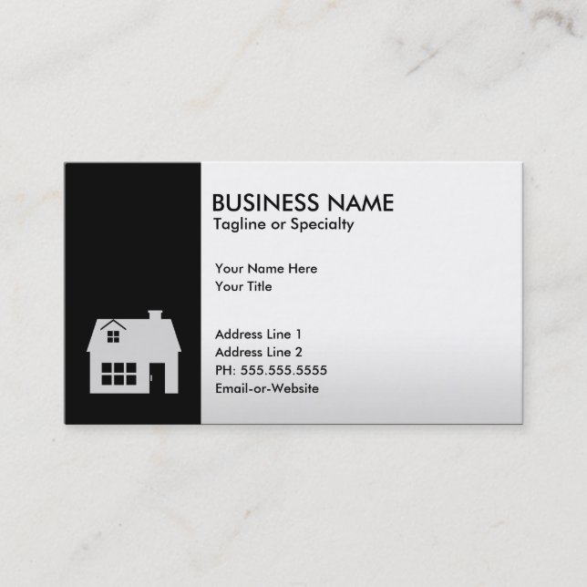 real estate business card (Front)