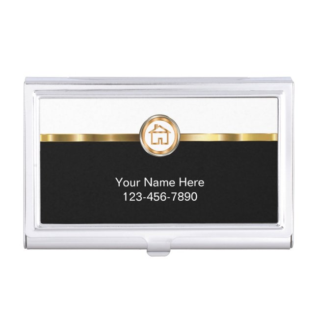 Real Estate Business Card Cases (Front)