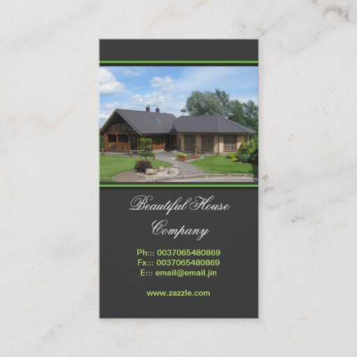 Customizable Real Estate Business Card design