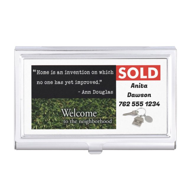 Real Estate Business Card Holder (Front)