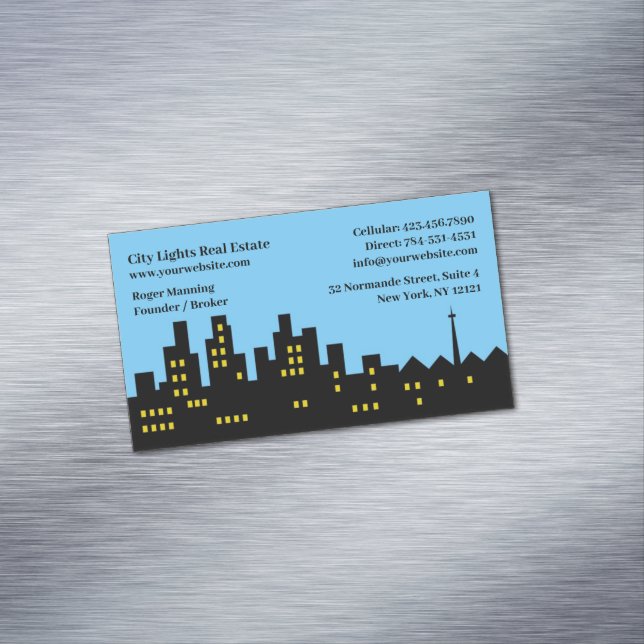 Real Estate Business Card Magnet (In Situ)