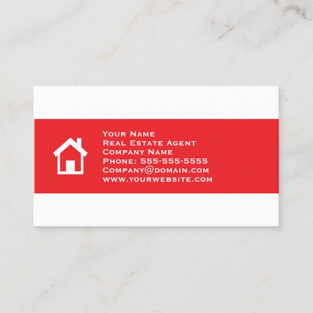 Real Estate Business Card Template (Front)