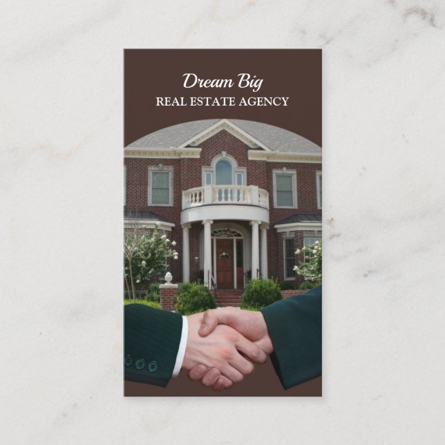 Real Estate Business Card Template (Front)