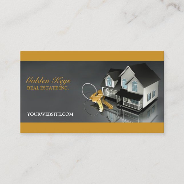 Real Estate Business Card Template (Front)